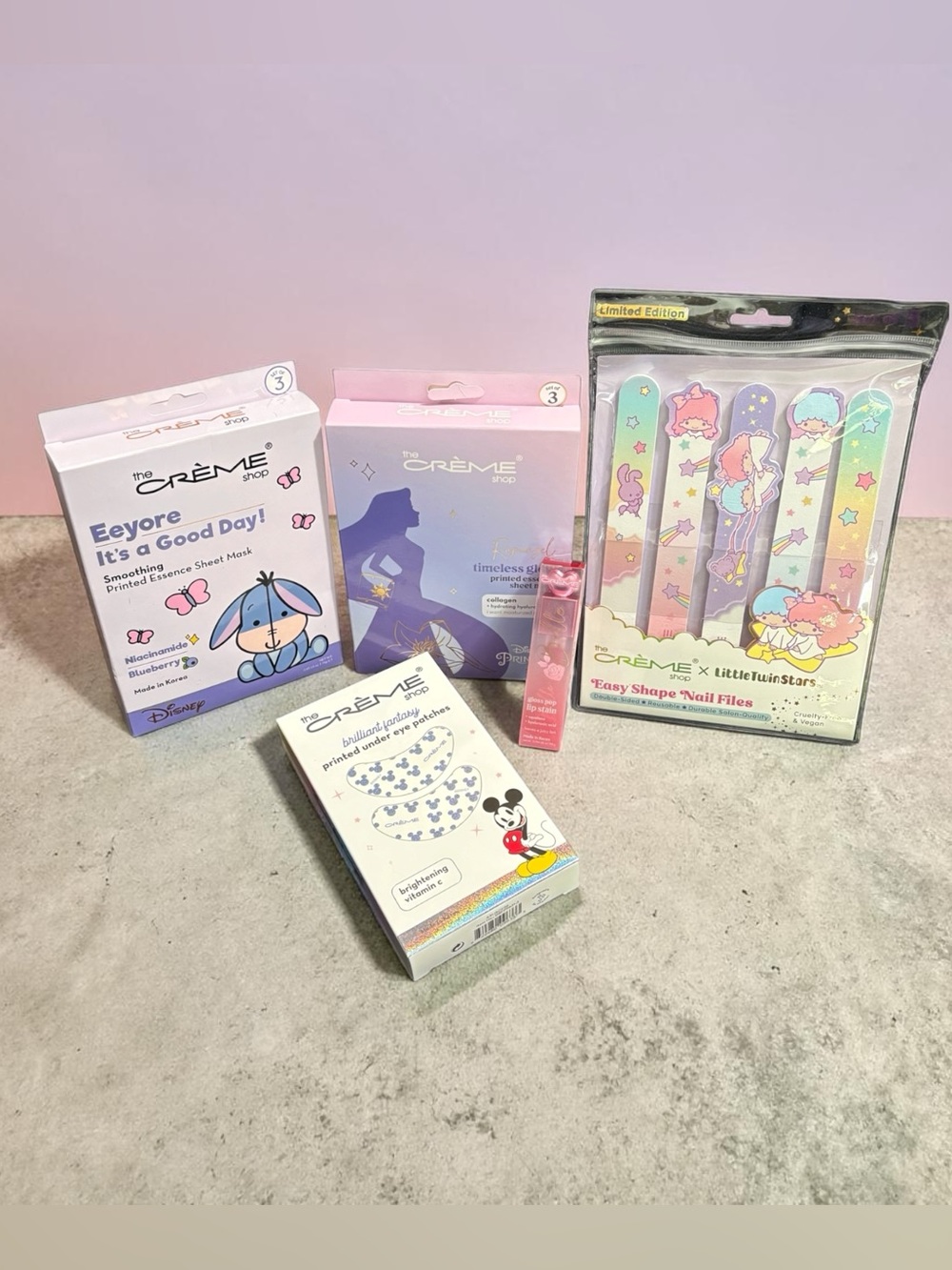The Crème Shop Sanrio & Disney Kawaii Beauty Bundle